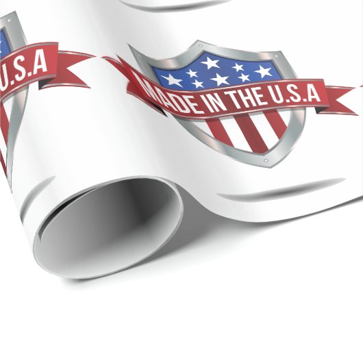 Gemaakt in de VS Cadeaupapier (Rol Hoek)