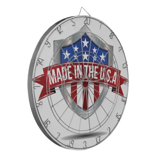 Gemaakt in de VS Dartbord (Voorkant Links)