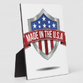 Gemaakt in de VS Fotoplaat (Zijkant)