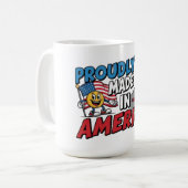 Gemaakt in de VS Koffiemok (Voorkant links)