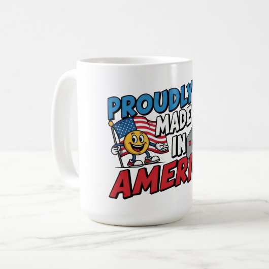 Gemaakt in de VS Koffiemok (Voorkant links)