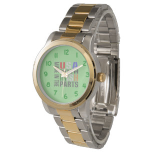 Gemaakt in de VS met Ierse onderdelen Horloge