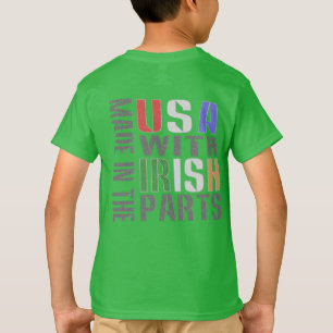 Gemaakt in de VS met Ierse onderdelen T-shirt