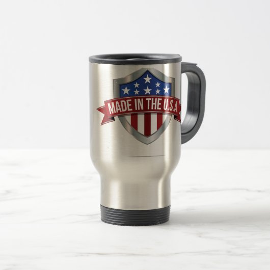 Gemaakt in de VS Reisbeker (Voorkant rechts)