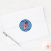 Gemaakt in de VS Ronde Sticker (Envelop)