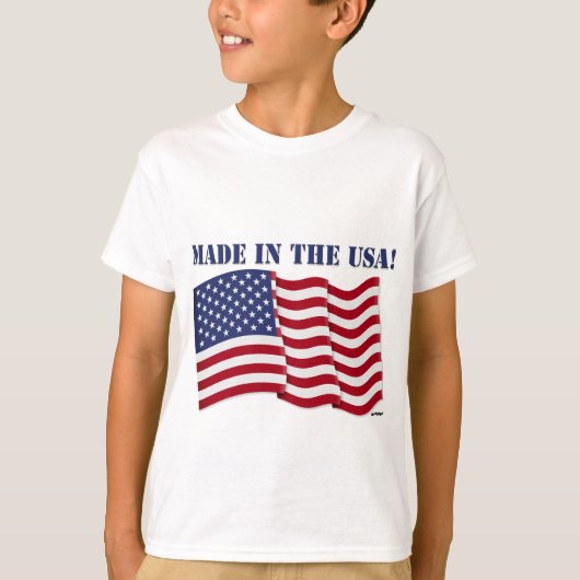 GEMAAKT IN DE VS! T-SHIRT (Voorkant)