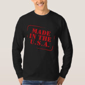 gemaakt in de vs t-shirt (Voorkant)