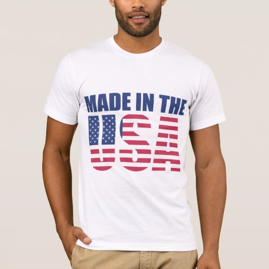 "Gemaakt in de VS" T-shirt (Voorkant)