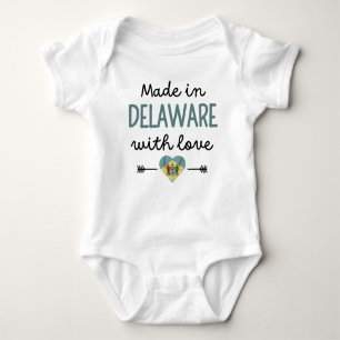 Gemaakt in Delaware met Liefde Romper
