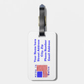 Gemaakt in Delco  Bagagelabel (Achterkant verticaal)