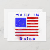 Gemaakt in Delco Briefkaart (Voorkant / Achterkant)