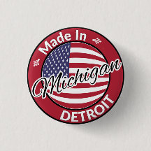 Gemaakt in Detroit Michigan USA Vlag