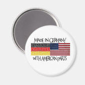 Gemaakt in Duitsland met Amerikaanse onderdelen Magneet (Voorkant / Achterkant)