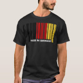 Gemaakt in Duitsland Oktoberfest Barcode T Shirt D (Voorkant)