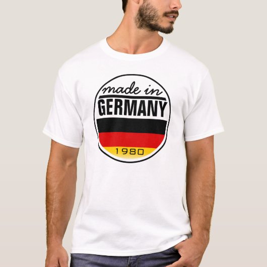 Gemaakt in ... "Duitsland" T-shirt (Voorkant)