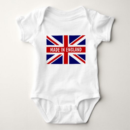 Gemaakt in Engeland babykleding Romper (Voorkant)