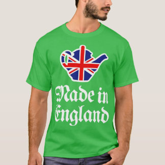 Gemaakt in Engeland theepot Groot-Brittannië Union T-shirt