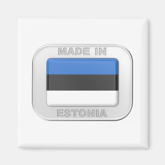 Gemaakt in Estland Magneet (Voorkant)