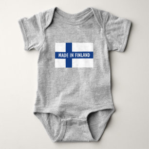Gemaakt in Finland babykleding voor pasgeboren kin Romper