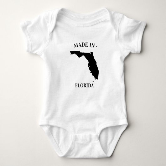 Gemaakt in Florida FL Baby Bodysuit (Voorkant)