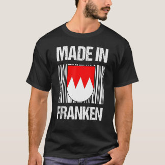gemaakt in franconia fänksch - wapenschild t-shirt