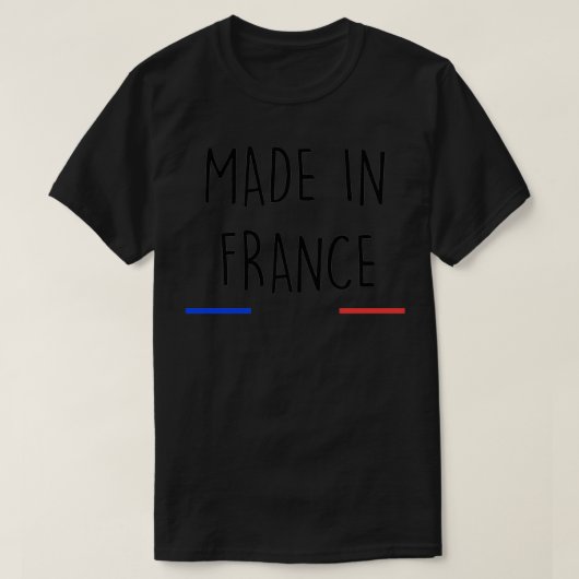 gemaakt in Frankrijk T-shirt (Design voorkant)