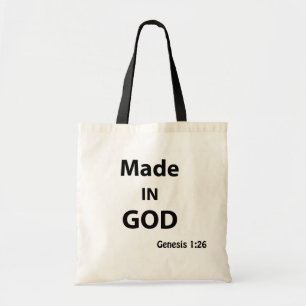 Gemaakt in Gods Afbeelding Tote Bag