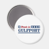 Gemaakt in Gulfport Magneet (Voorkant / Achterkant)