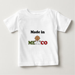 gemaakt in het etnische t-shirt van mexico
