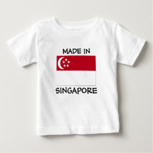 Gemaakt in het Singapore baby shirt