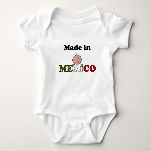Gemaakt in het T-shirt van Mexico (Voorkant)