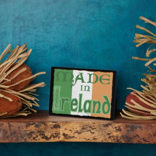 Gemaakt in Ierland 2 Plaques Fotoplaat (Zijkant)