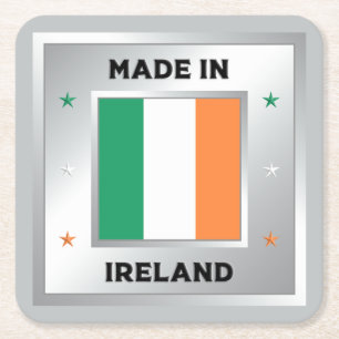 Gemaakt in Ierland Kartonnen Onderzetters