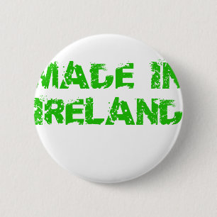 Gemaakt in Ierland St. Patrick dag Ronde Button 5,7 Cm