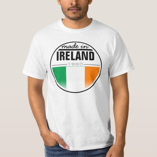 Gemaakt in ..."Ierland" T-shirt (Voorkant)