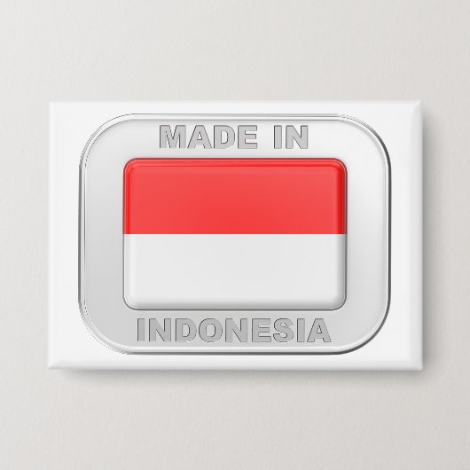 Gemaakt in Indonesië Button (Voorkant)