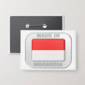 Gemaakt in Indonesië Button (Voorkant / Achterkant)