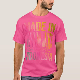 Gemaakt in Indonesië in Waterverf T-shirt