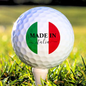 Gemaakt in Italië Italiaanse vlag Rood Wit Groen I Golfballen