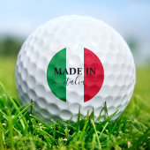 Gemaakt in Italië Italiaanse vlag Rood Wit Groen I Golfballen