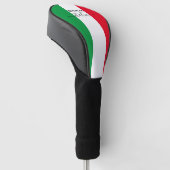 Gemaakt in Italië Italiaanse vlag Rood Wit Groen I Golfheadcover (Schuin)