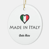 Gemaakt in Italië op maat gemaakt model Keramisch Ornament (Links)