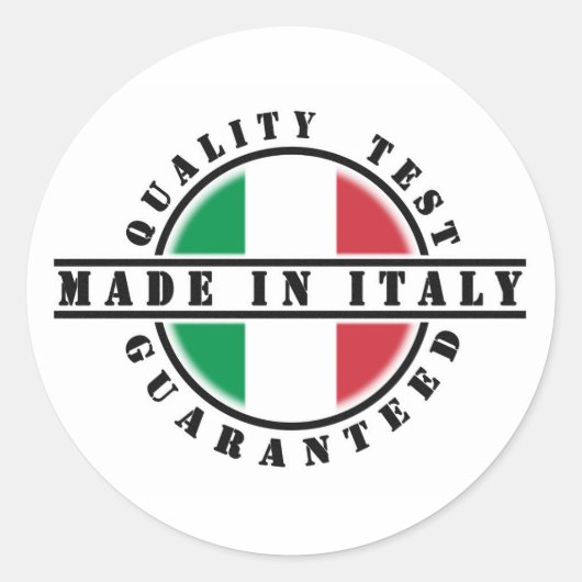 Gemaakt in Italië Stickers (Voorkant)