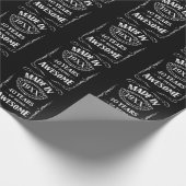 Gemaakt in jaar XX jaar van het zijn van geweldige Cadeaupapier (Hoek)