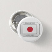 Gemaakt in Japan Ronde Button 3,2 Cm (Voorkant /achterkant)
