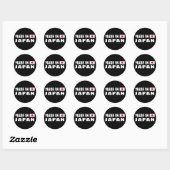 Gemaakt in Japan Ronde Sticker (Vel)