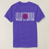 GEMAAKT IN JAPAN-vlaggenstreepjescode T-shirt (Design voorkant)