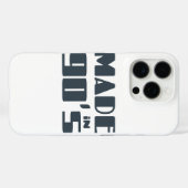 Gemaakt in jaren 90 Case-Mate iPhone case (Achterkant (horizontaal))