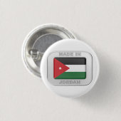 Gemaakt in Jordanië Ronde Button 3,2 Cm (Voorkant /achterkant)