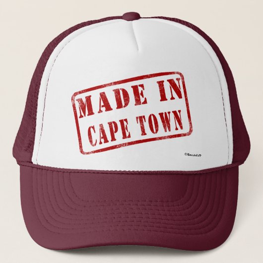 Gemaakt in Kaapstad Trucker Pet (Voorkant)
